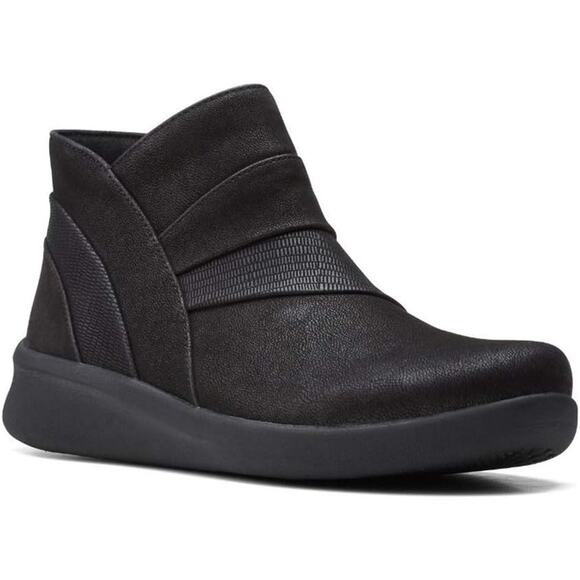 Clarks Shoes - NEW! Clarks Womens Sillian 2.0 Rise - Black Synthetic‎ 6.5M
